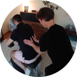 Massage à l’huile végétale bio